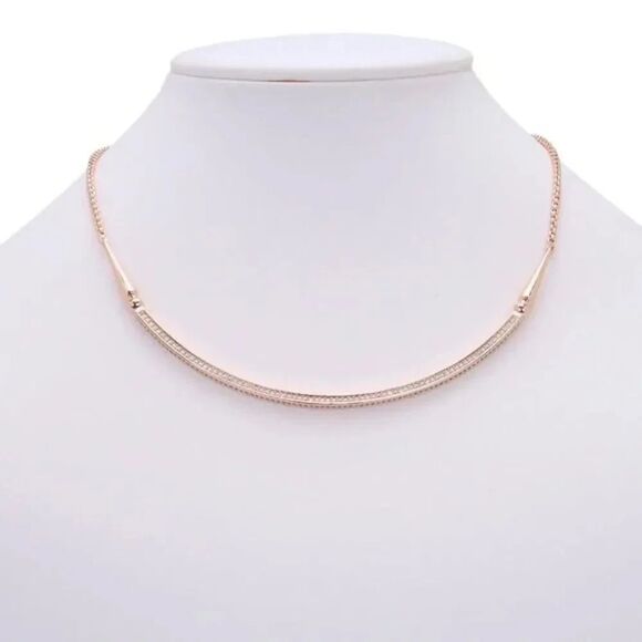 NWT Kendra ScottĀ Scottie Hi Low Adjustable Rose GoldāScottieāNecklaceā#KSNK - Picture 8 of 10